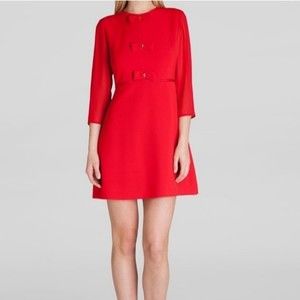 Ted Baker London Finna red bow dress size 4/US 10